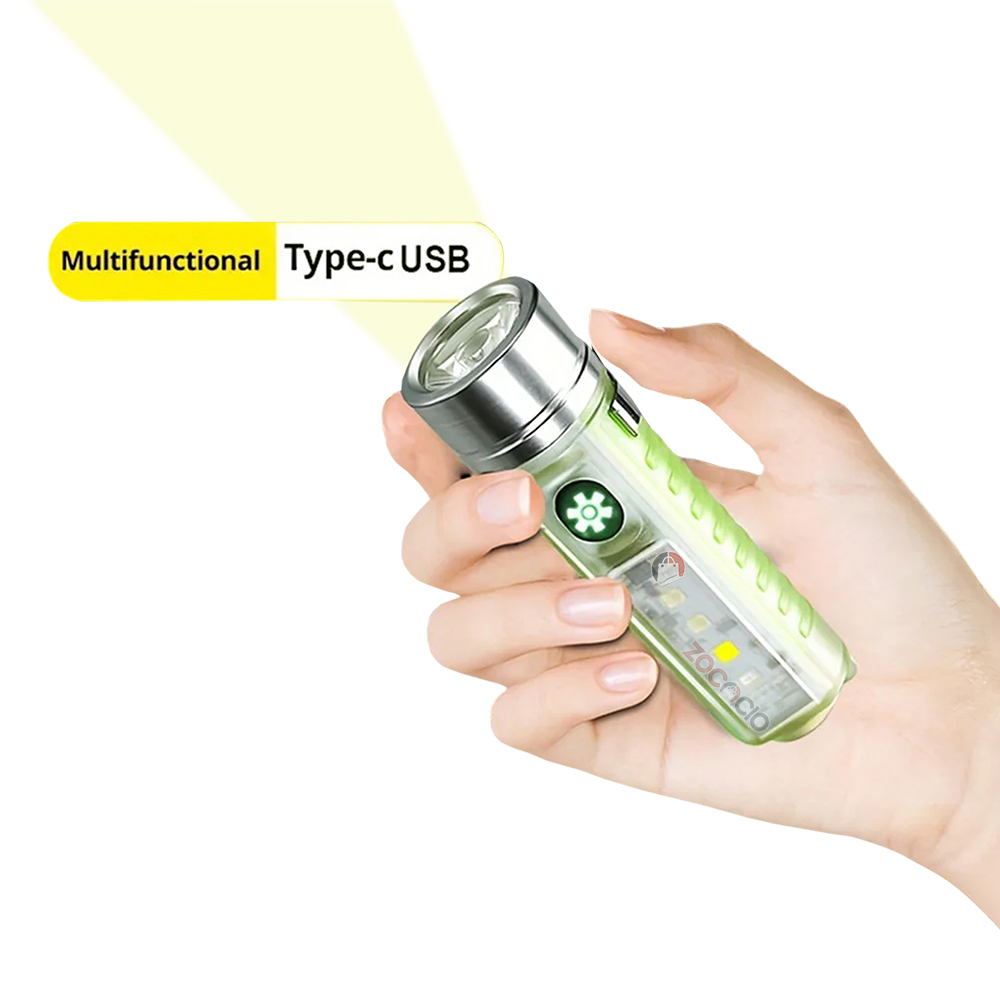 Miniatura 4 de Mini Linterna Multipropósito 6 Modos Rec